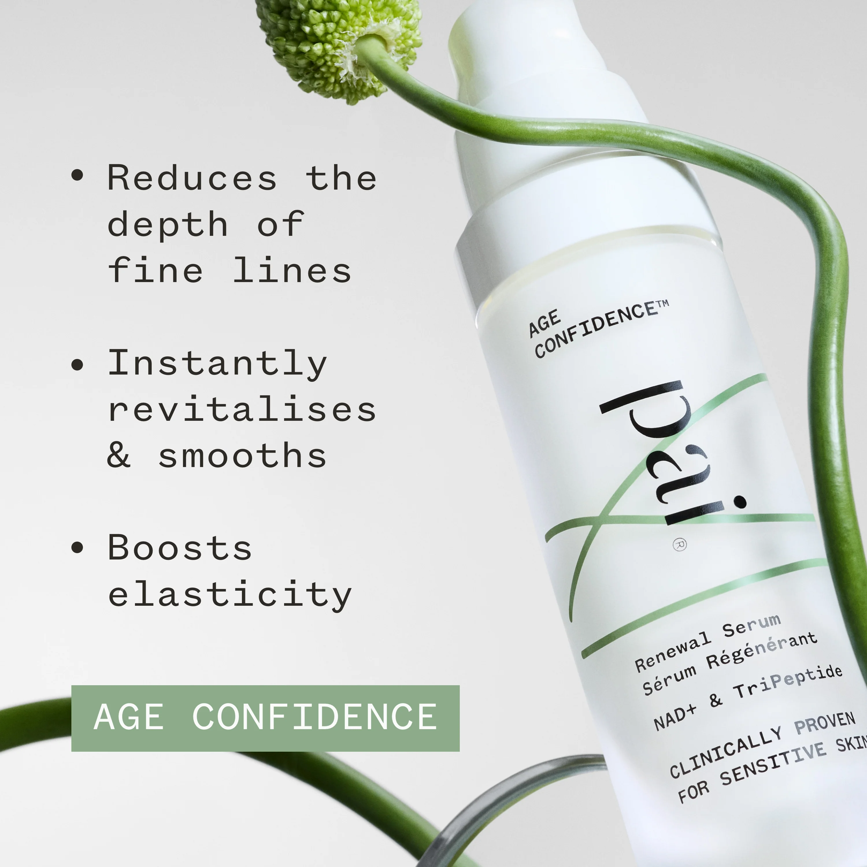 Age Confidence™ NAD+ & TriPeptide Renewal Serum - Image 3